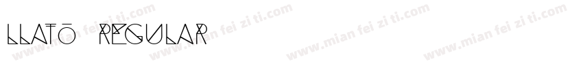 llato regular字体转换